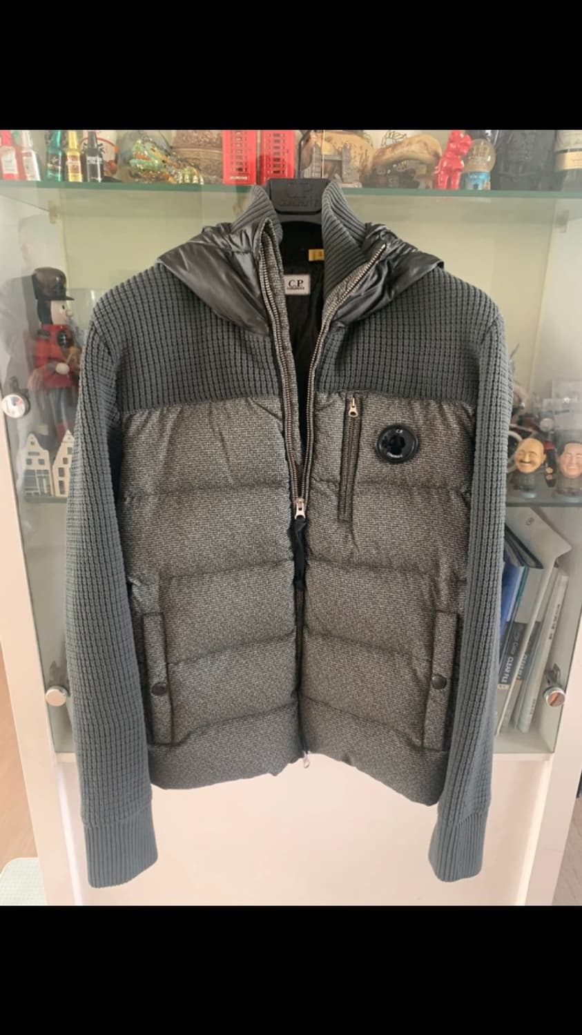 Cp컴퍼니 니트 패딩 후드 상품이미지1