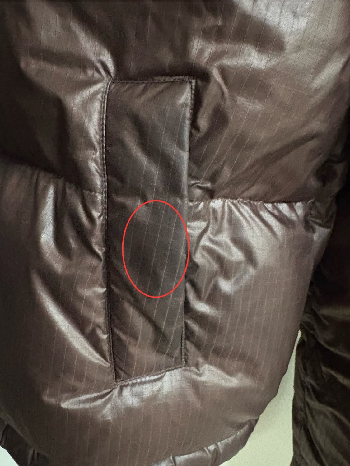 노스페이스 화이트 라벨 눕시 다운 자켓 코코아브라운 m 상품이미지4