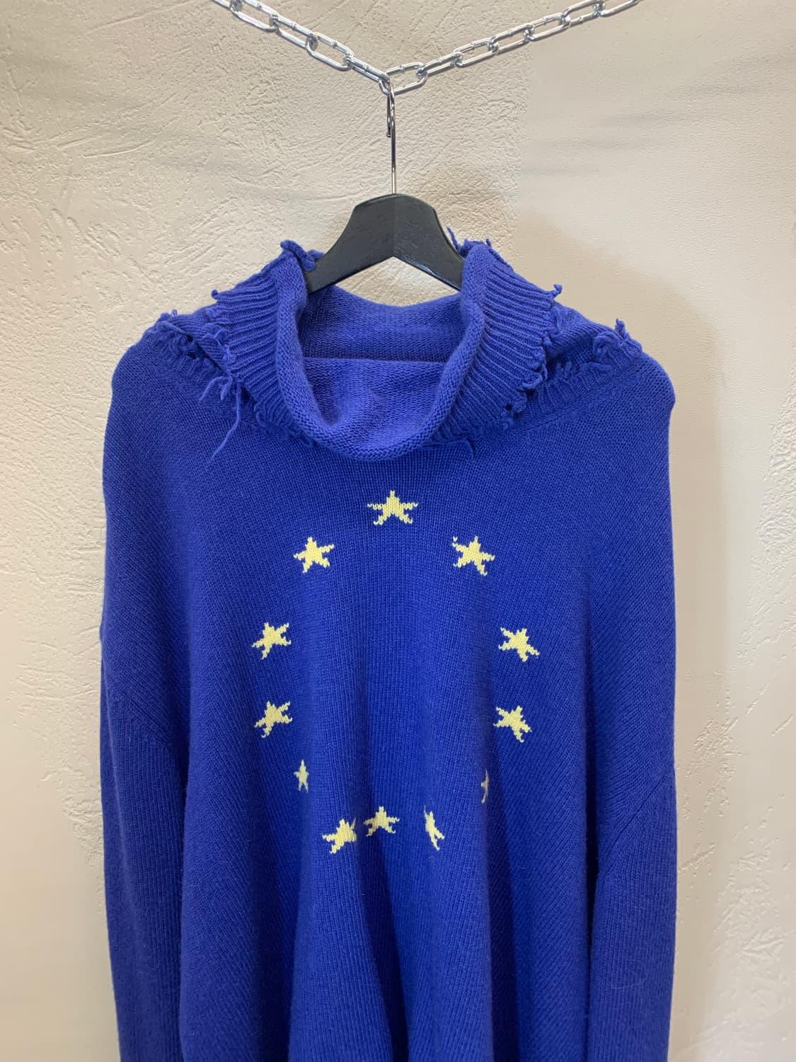 베트멍 디스트레스드 유로 니트 상품이미지2