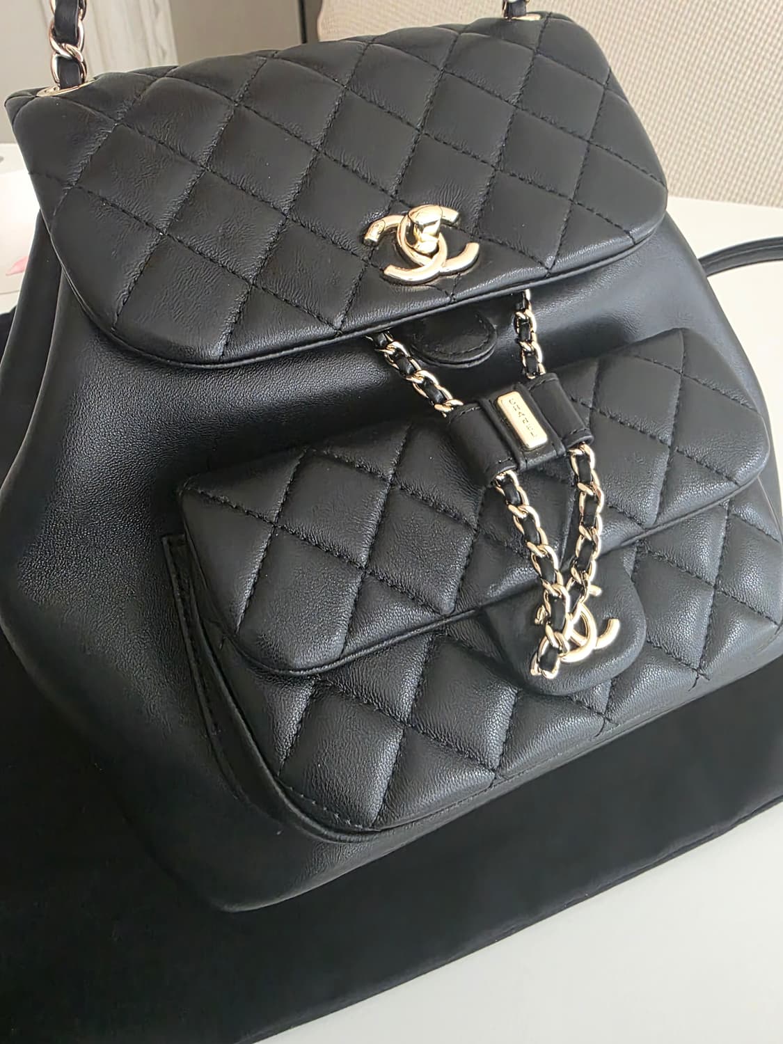 샤넬 듀마 원포켓 미듐 상품이미지5