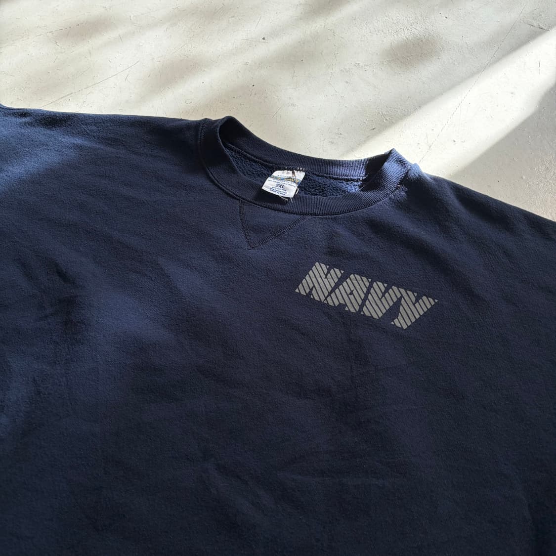 US NAVY USA OG 빈티지 스웻셔츠 2XL 상품이미지4