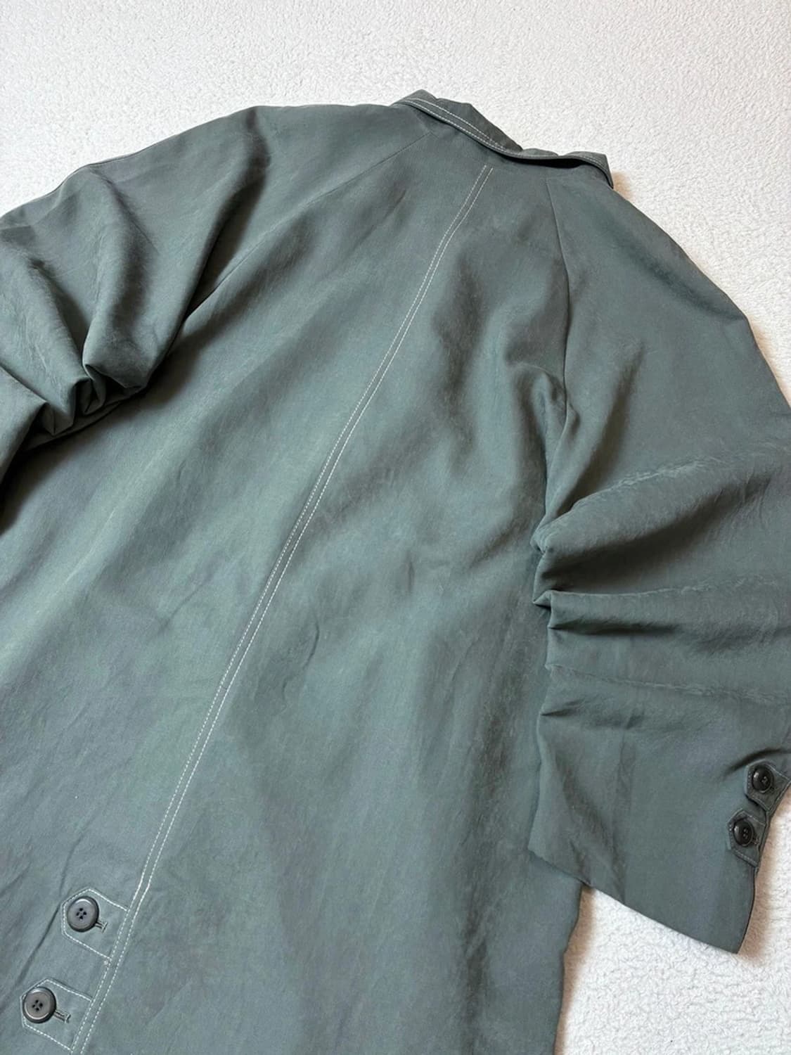 파라비온 00's 도쿄 버튼 롱 트렌치 코트 PN7524 상품이미지7