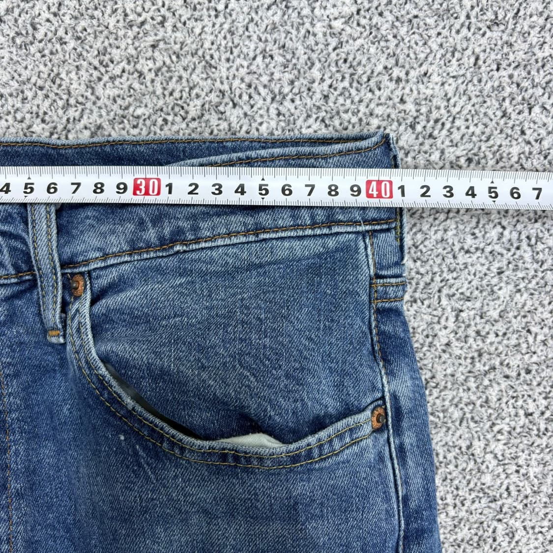 W32 L32 리바이스 502 데님 팬츠 청바지 0507J 상품이미지7