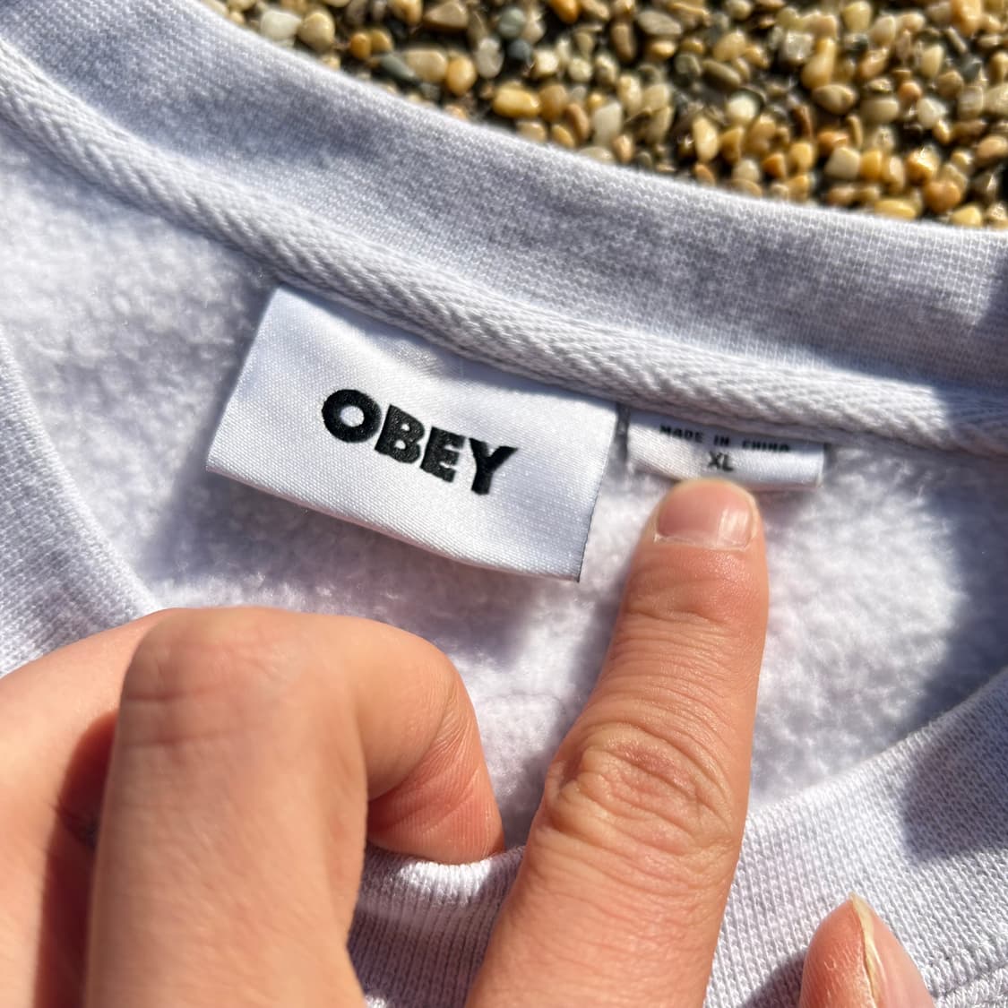 오베이(OBEY) 그레이 맨투맨 상품이미지5