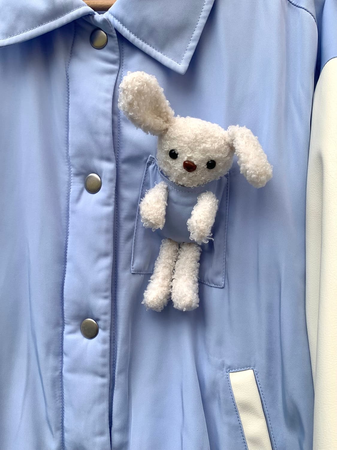 H&M 토끼인형 바시티자켓 상품이미지5