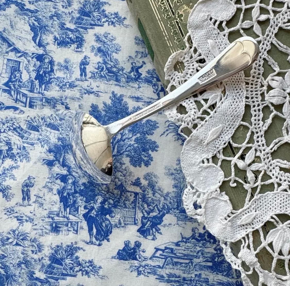 영국 빈티지 실버플레이트 티캐디스푼 티스쿱 상품이미지5