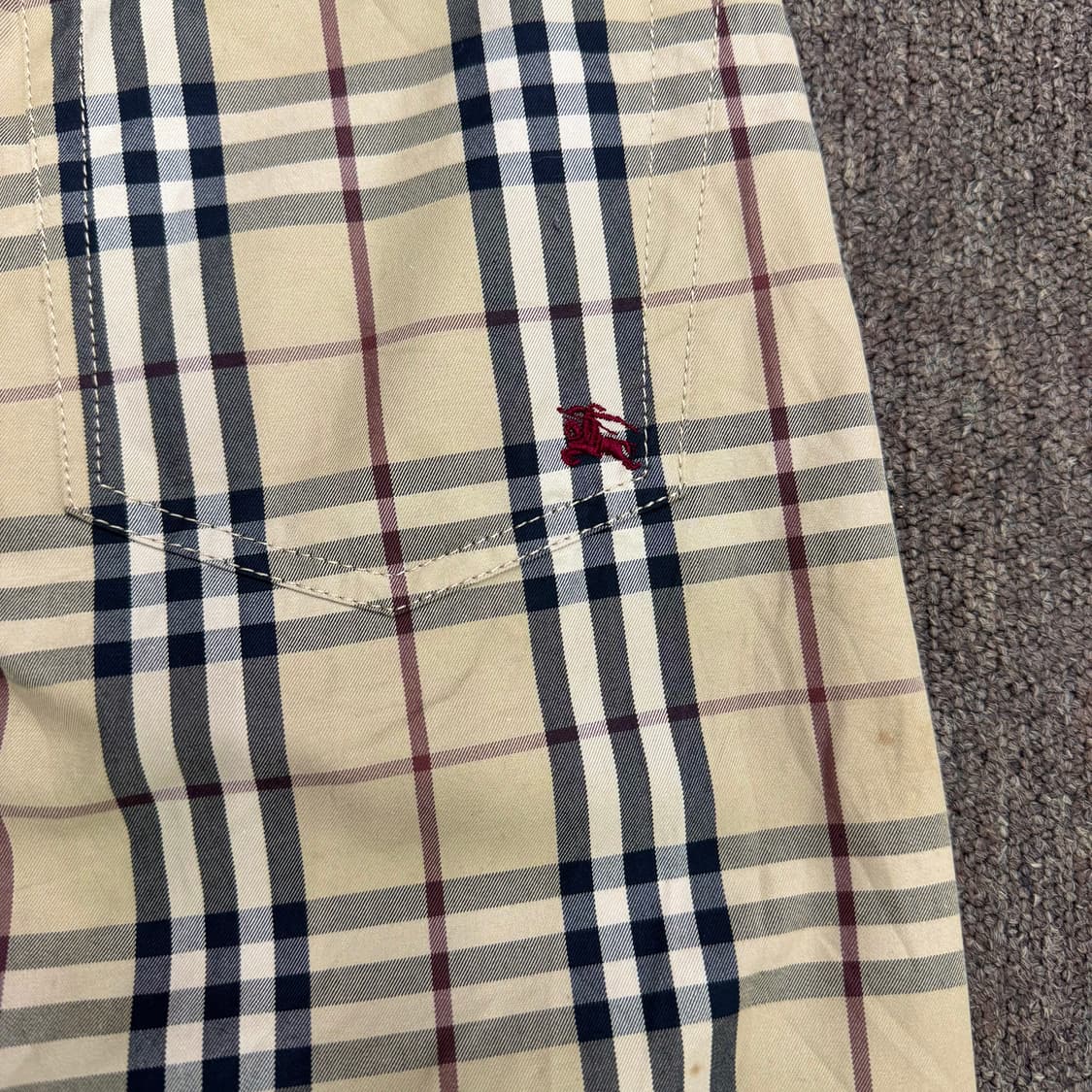 버버리 제팬 블랙라벨 코튼 스트레이트 팬츠 (29)  상품이미지6