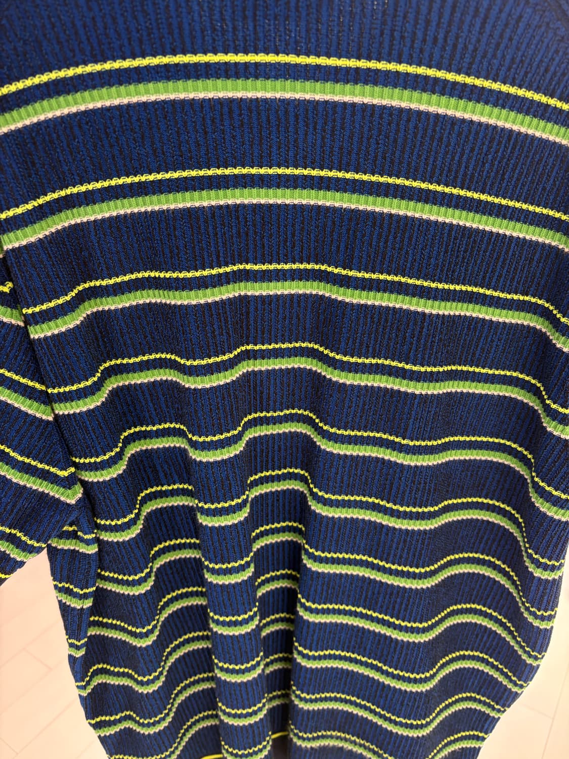 lacoste 골지 스트라이프 니트 us l size 상품이미지3