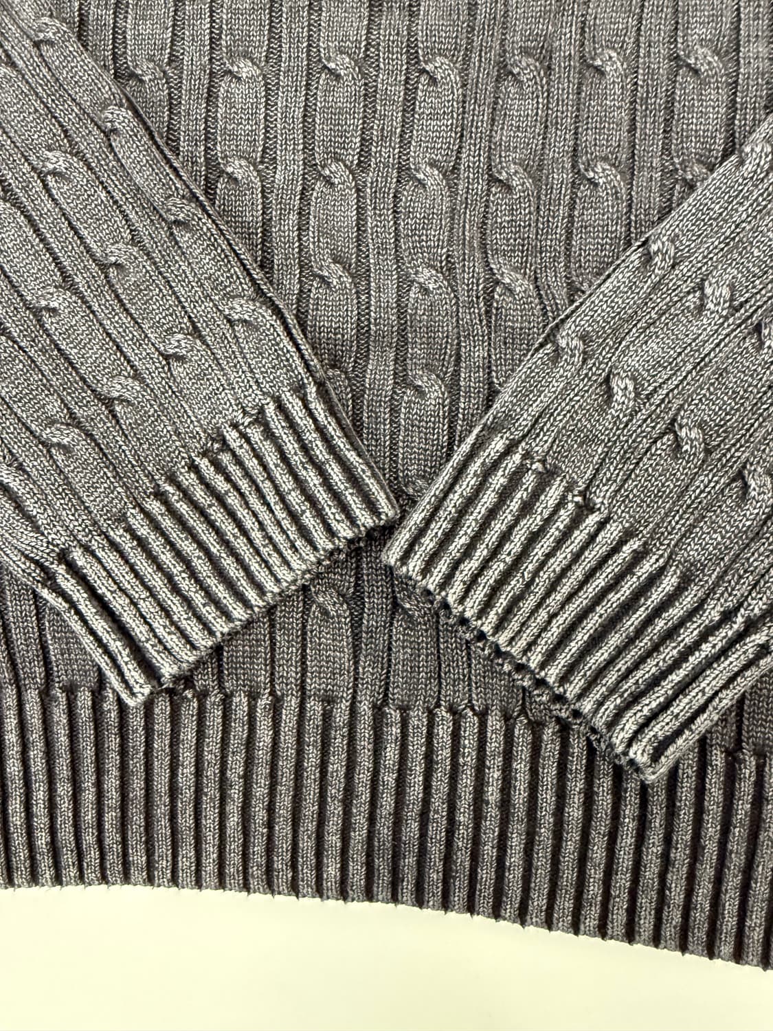 세터 SATUR 케이블 니트 스웨터 xl 상품이미지7