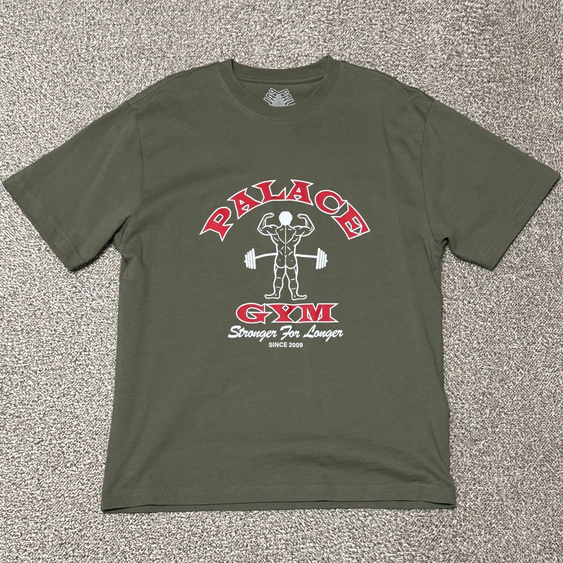 [M] 팔라스 반팔 스트롱거 포 롱거 티셔츠 카키 상품이미지1