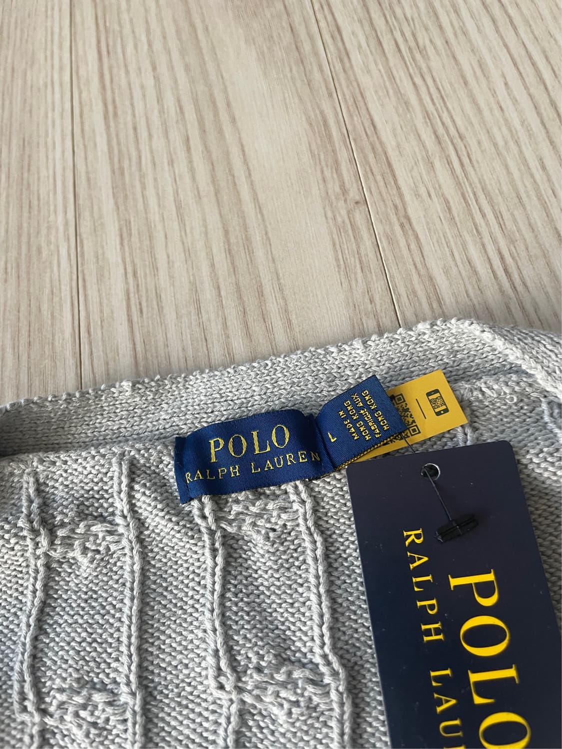 [새상품] 폴로 랄프로렌 코튼 케이블 니트 가디건 상품이미지3