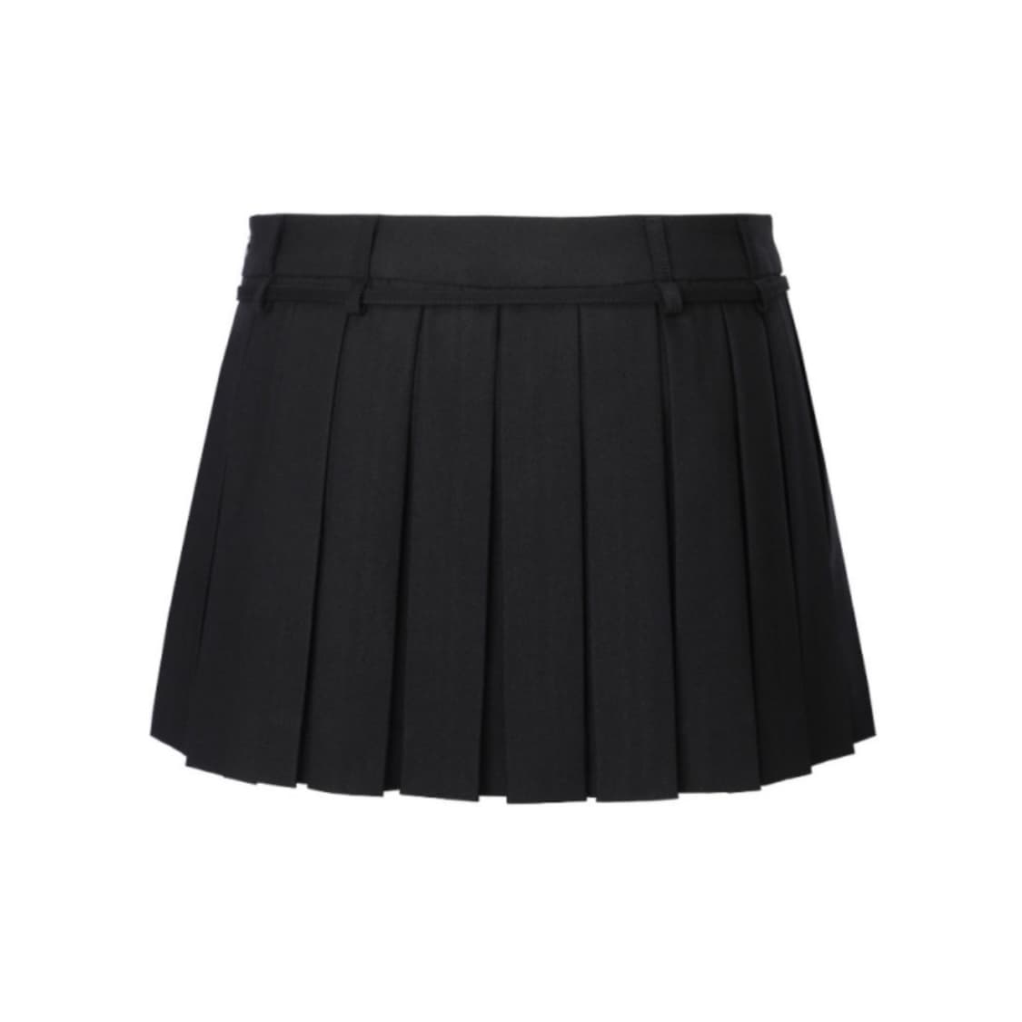 [S] 쓰리타임즈 치어리 스커트 블랙 상품이미지2