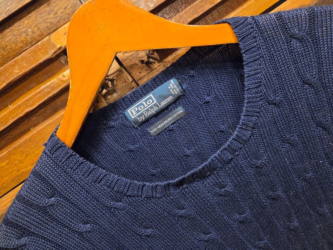 폴로랄프로렌 메르세라이즈드 케이블니트 상품이미지6