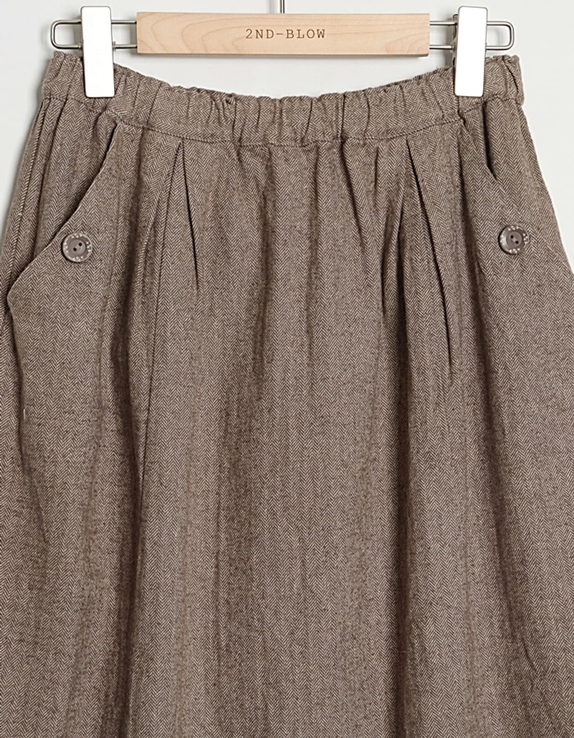 Keitto Herringbone Skirt (27) 상품이미지2