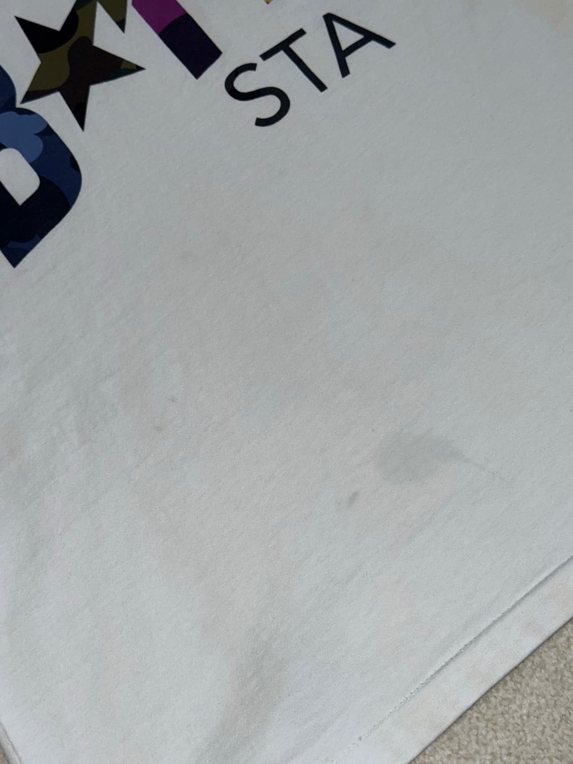 베이프 크레이지 카모 스타 반소매 티셔츠 상품이미지5