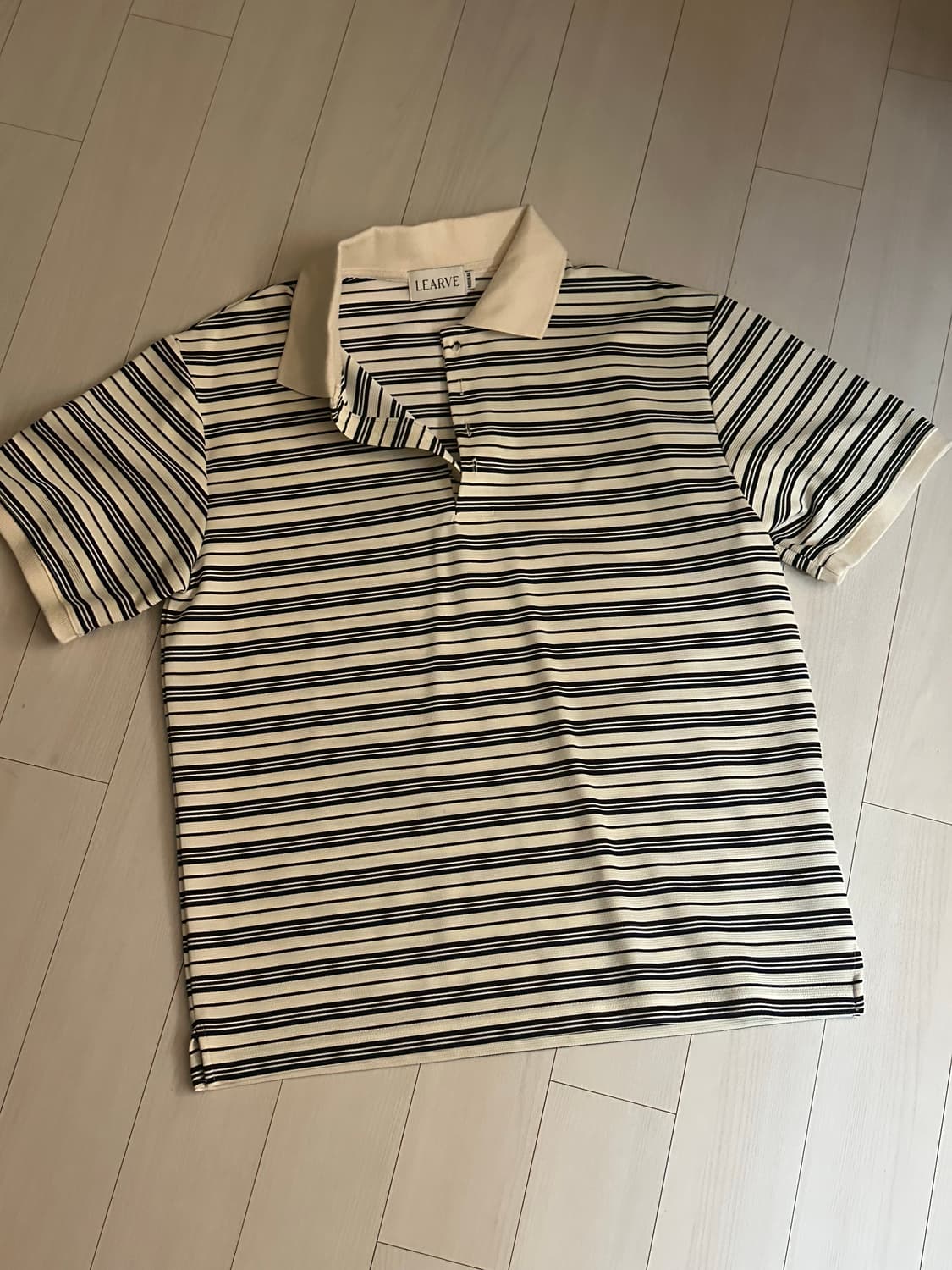 르아브 사콘 스트라이프 PK 티셔츠 상품이미지1