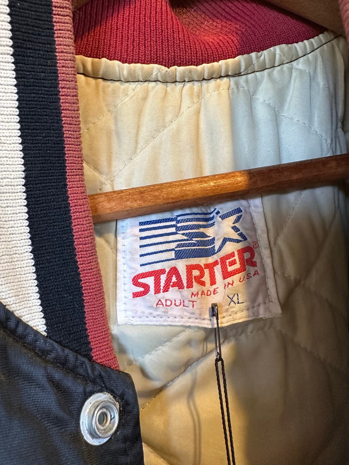 90s 스타터 캐롤라이나 나일론 바시티 자켓 made in usa 상품이미지10