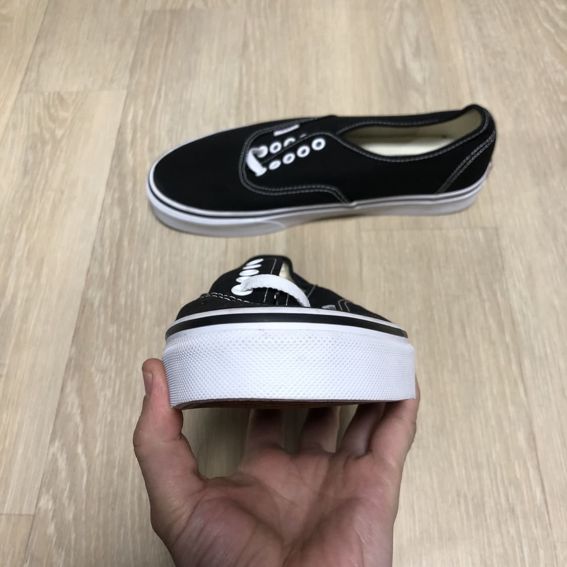 (270) 새상품 반스 VANS 어센틱 블랙 상품이미지4