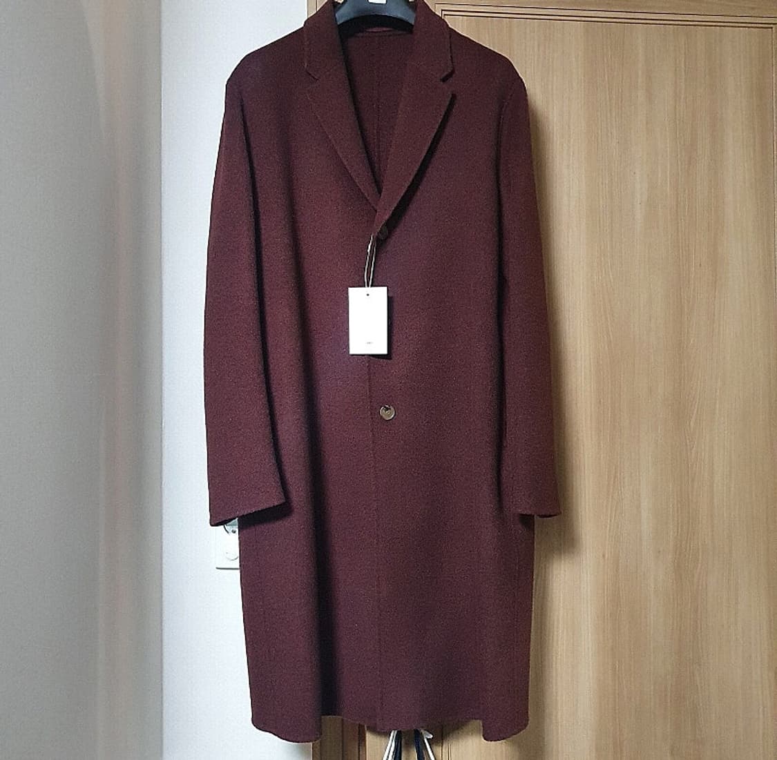 [M] 오르빗 핸드메이드 코트 멜란지레드 상품이미지8