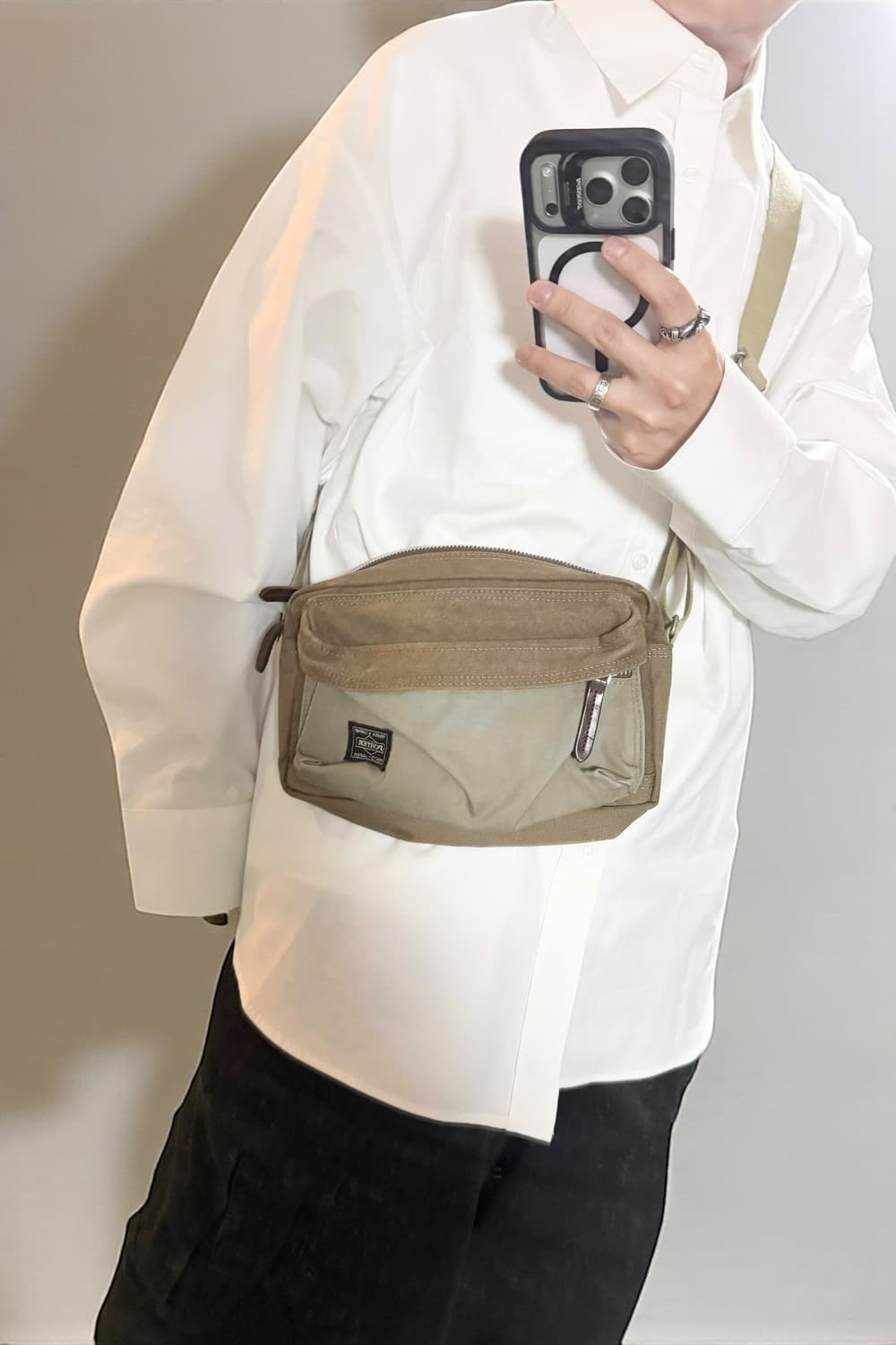 요시다 포터 캔버스 빈티지 숄더백 크로스백 상품이미지2