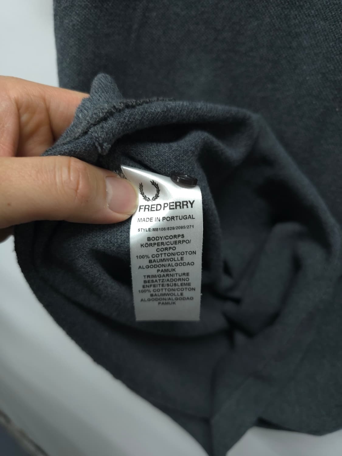 프레드페리 여성 체크 포켓 포인트 피케 티셔츠(66) 상품이미지8