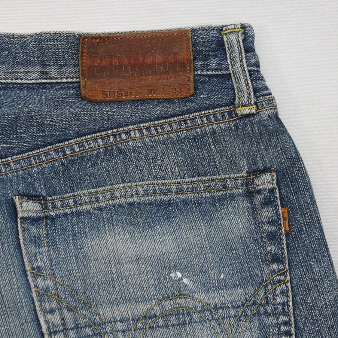 (착용컷) EDWIN 505ZX 셀비지 진 (남성용 31.5) 상품이미지9