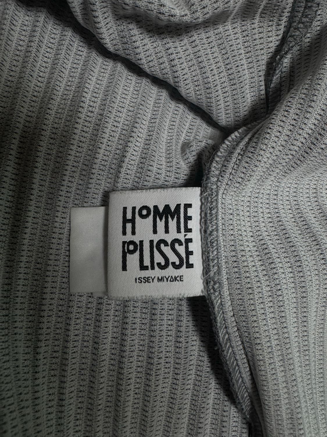 옴므플리세 헤더그레이 후드집업 상품이미지4