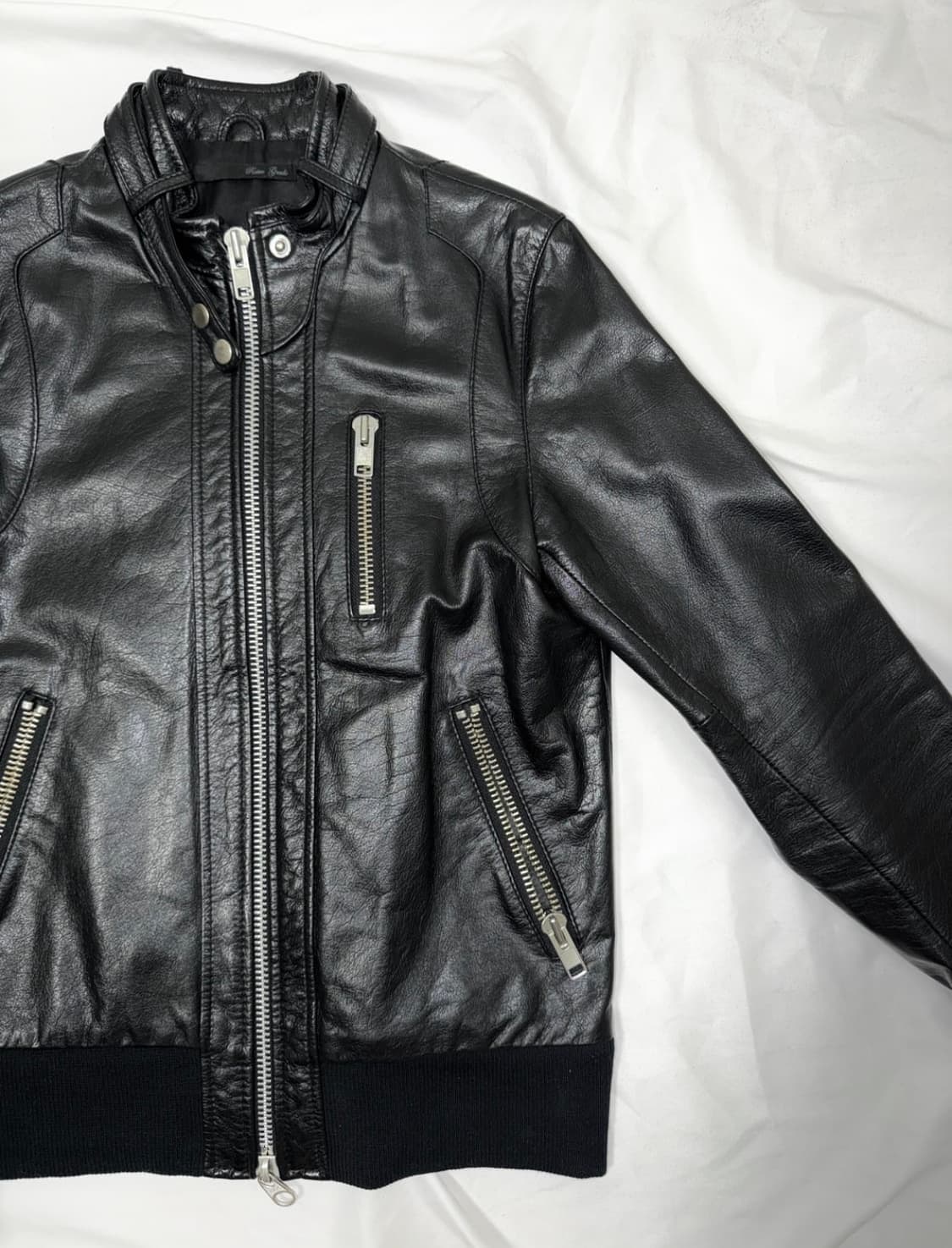 lamb skin leather jacket 상품이미지5