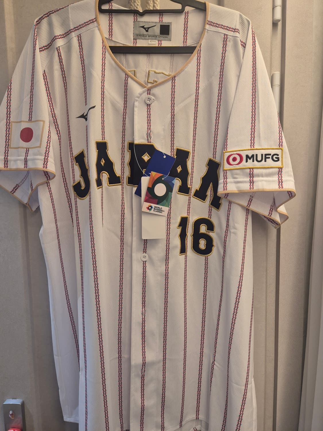 미즈노 WBC 일본대표팀 오타니 홈 유니폼 xo 상품이미지3