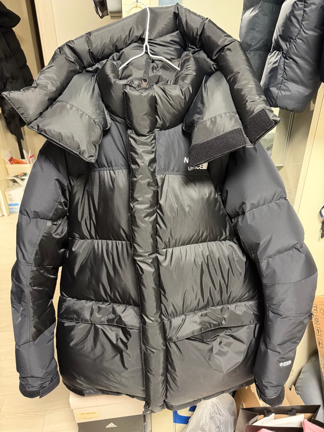 [xl] 노스페이스 힘다운 파카 블랙 일본판 상품이미지3