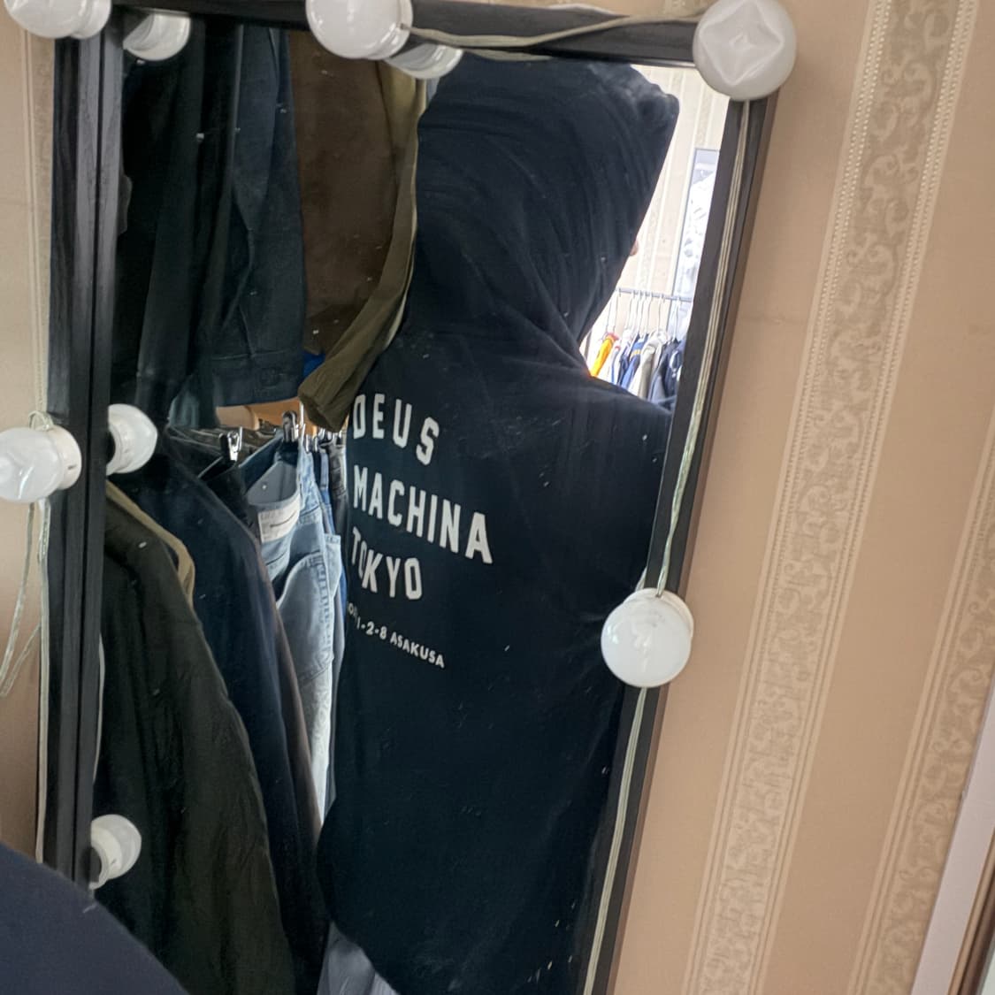 데우스 엑스 마키나 후드 네이비 도쿄 L 택 O 상품이미지5