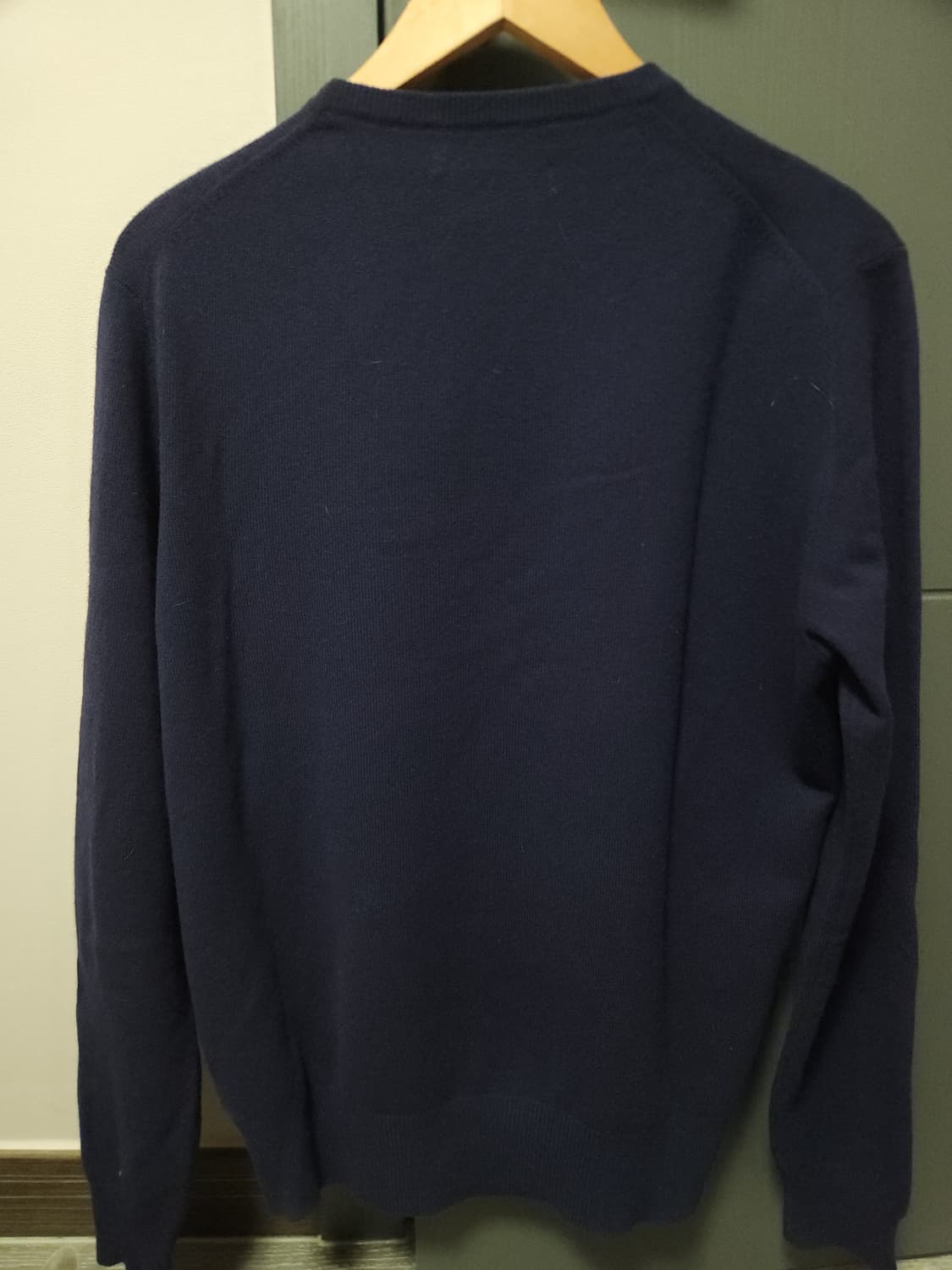 폴로 메리노울 네이비 니트 상품이미지2