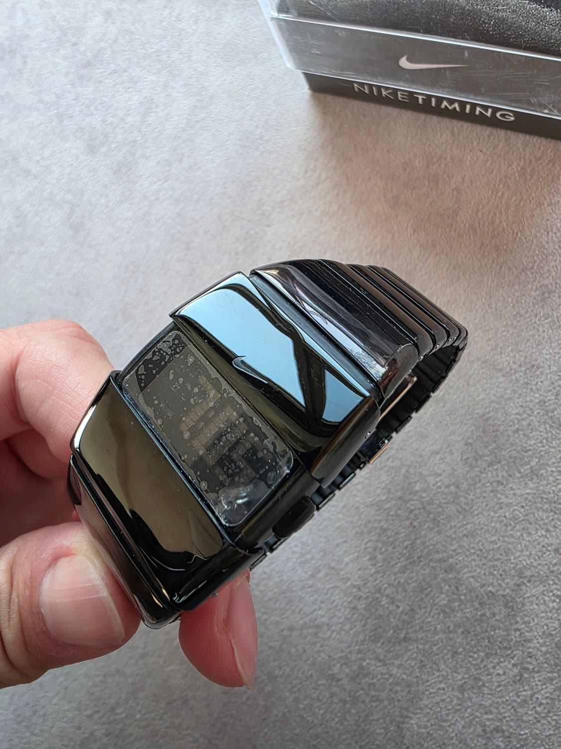 블랙유광 나이키워치 NIKE D라인 D line 디지털시계 상품이미지3