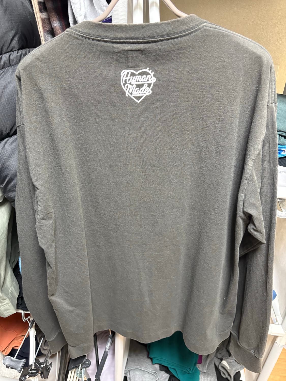 휴먼메이드 로고 롱슬리브 XL 상품이미지4