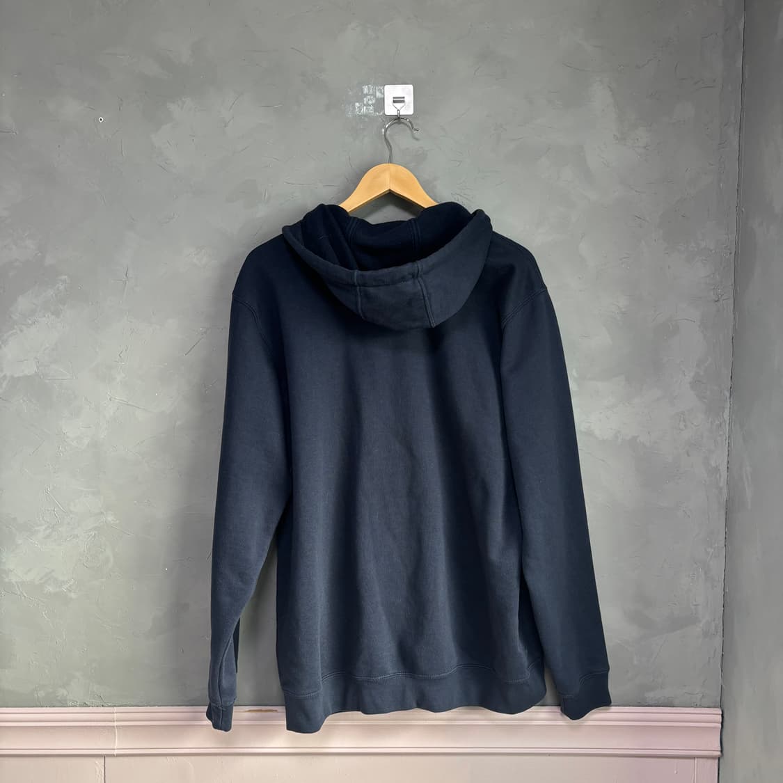 칼하트 루즈핏 미드웨이트 후드집업 네이비 상품이미지4