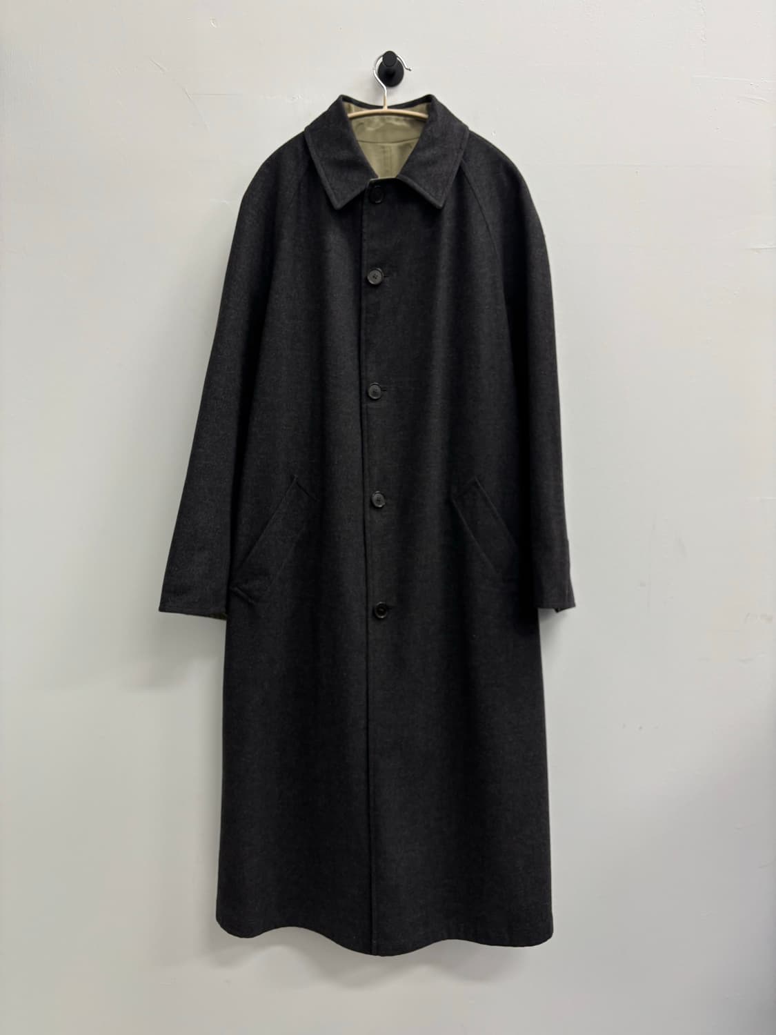 구찌 GUCCI 리버시블 울 캐시미어 롱 코트 상품이미지1