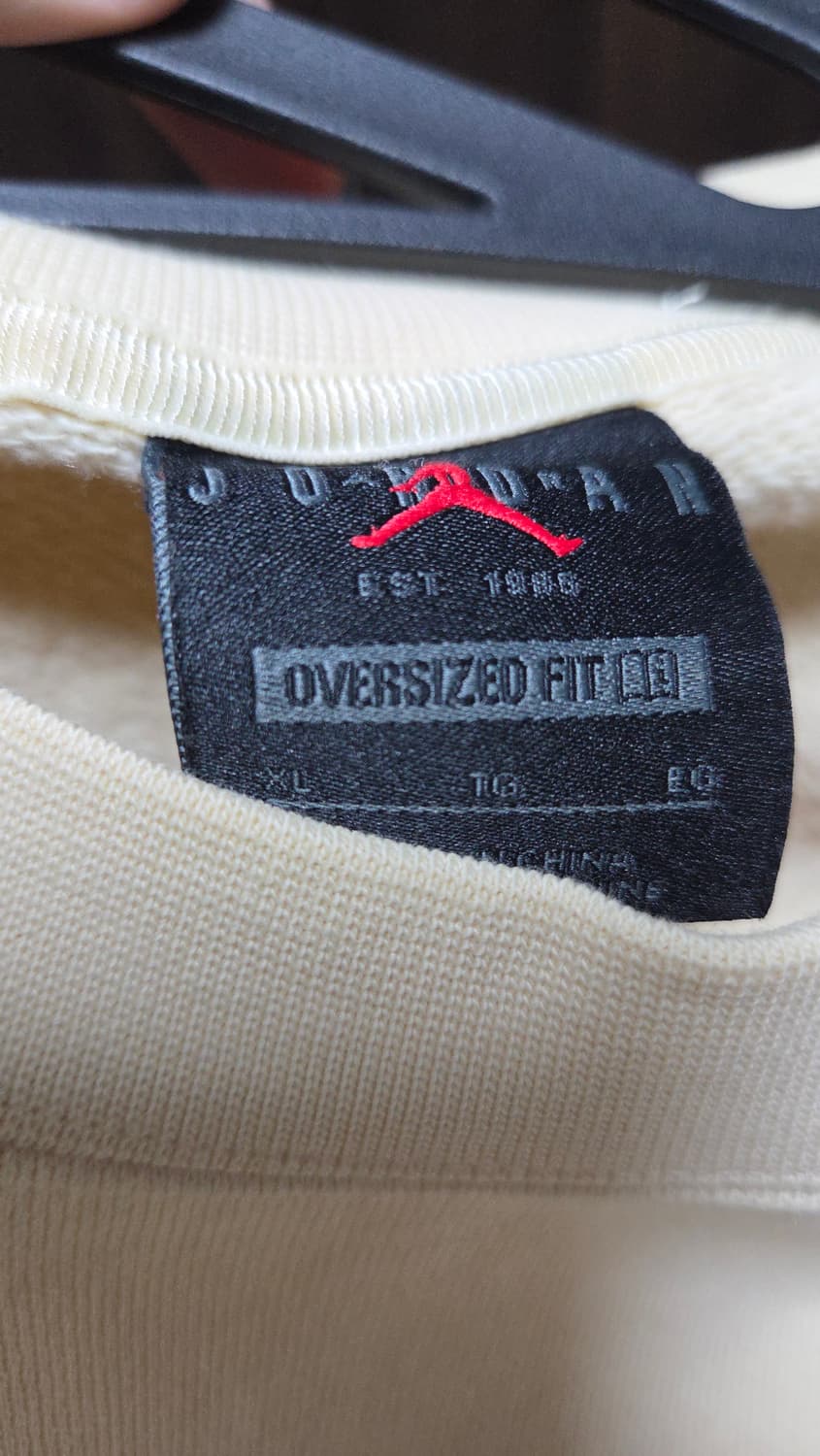 나이키 조던 에센셜 맨투맨 베이지 상품이미지5