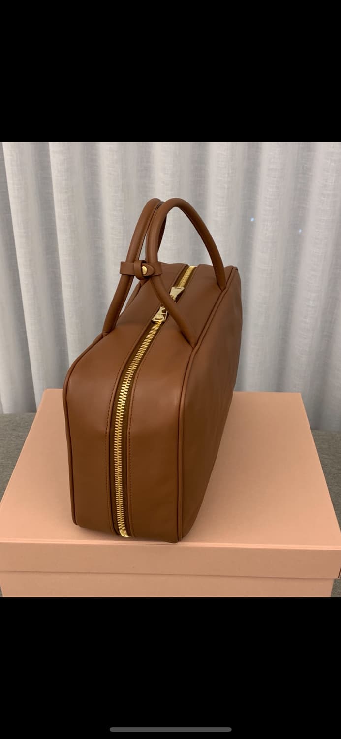 미우미우 아르카디 보백 라지 꼬냑 5bb117 상품이미지4