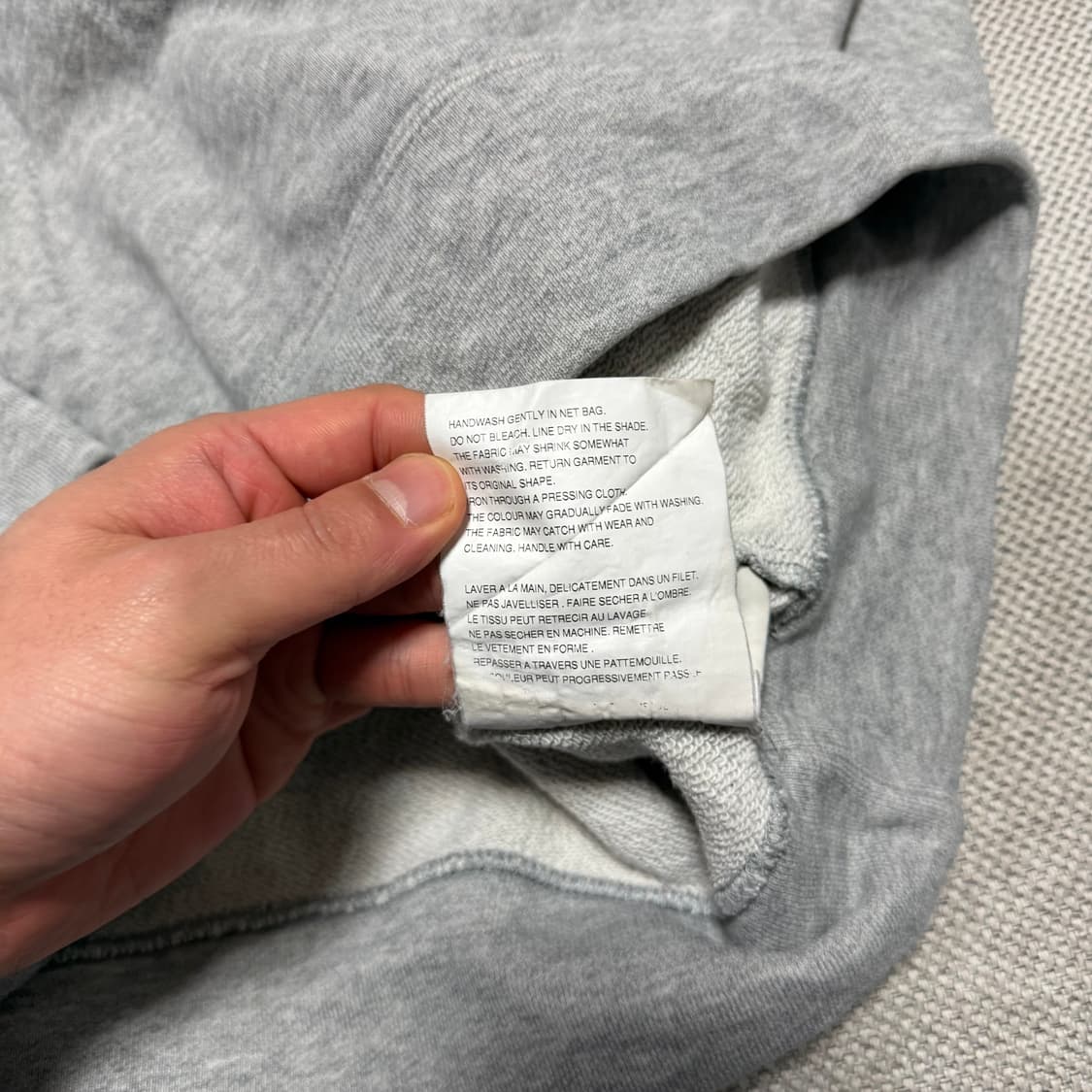 꼼데가르송 레드와팬 후드티 상품이미지5