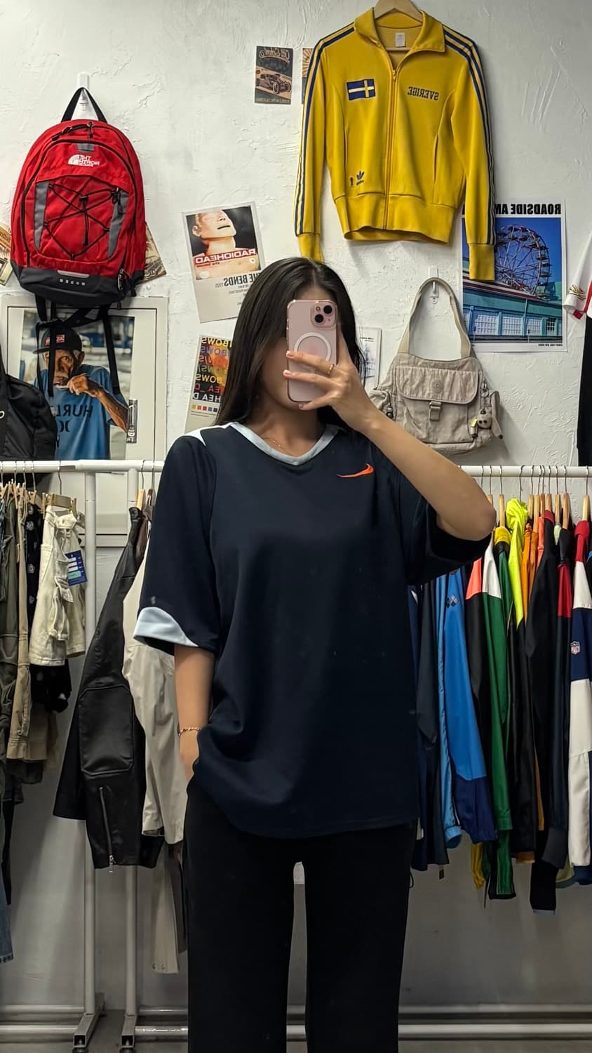 나이키 스우시 올드스쿨 블록코어 반팔 XL 상품이미지1