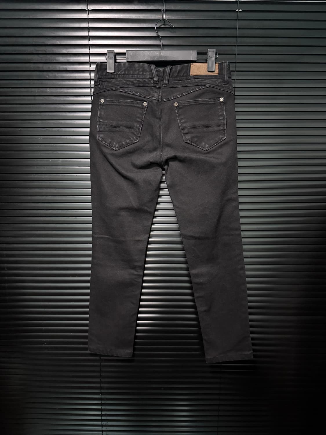 안나 수이 블랙 데님 바이커 나비 골드 26 스키니 슬림 고스 펑크 락 상품이미지3