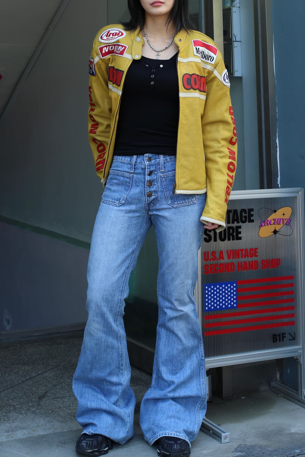 70s Big john Bell-Bottom Flare Jean 상품이미지3