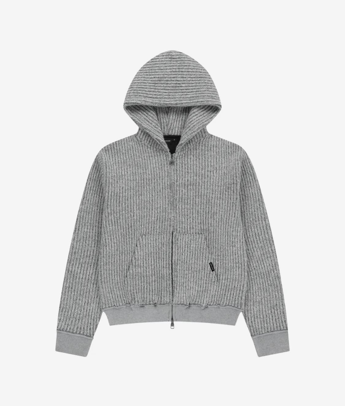 아캄 후드집업 Bokashi Knit Zip-Up Hoodie(Gray) 상품이미지1