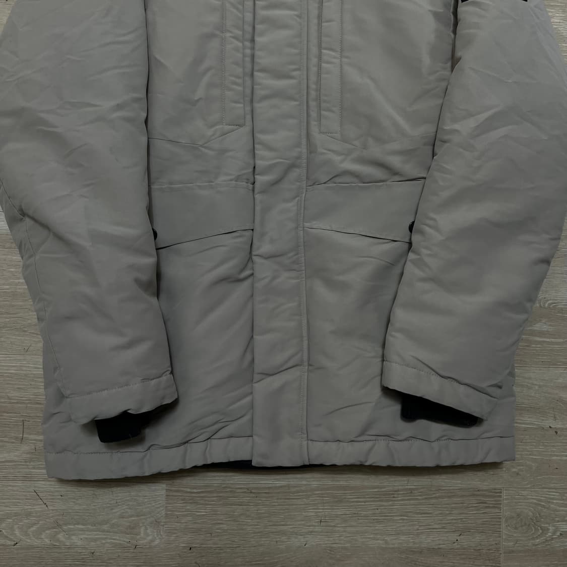 K2 네오스태드 구스다운 와펜 후드 패딩 점퍼 [베이지] L100 상품이미지3