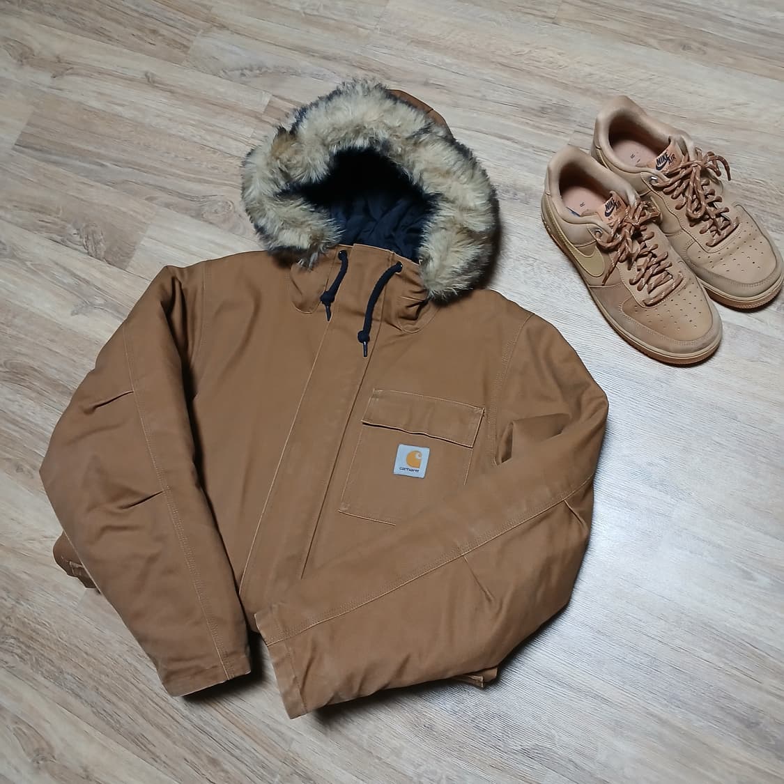 칼하트 시베리안 캔버스 파카 패딩 누빔 점퍼 상품이미지1