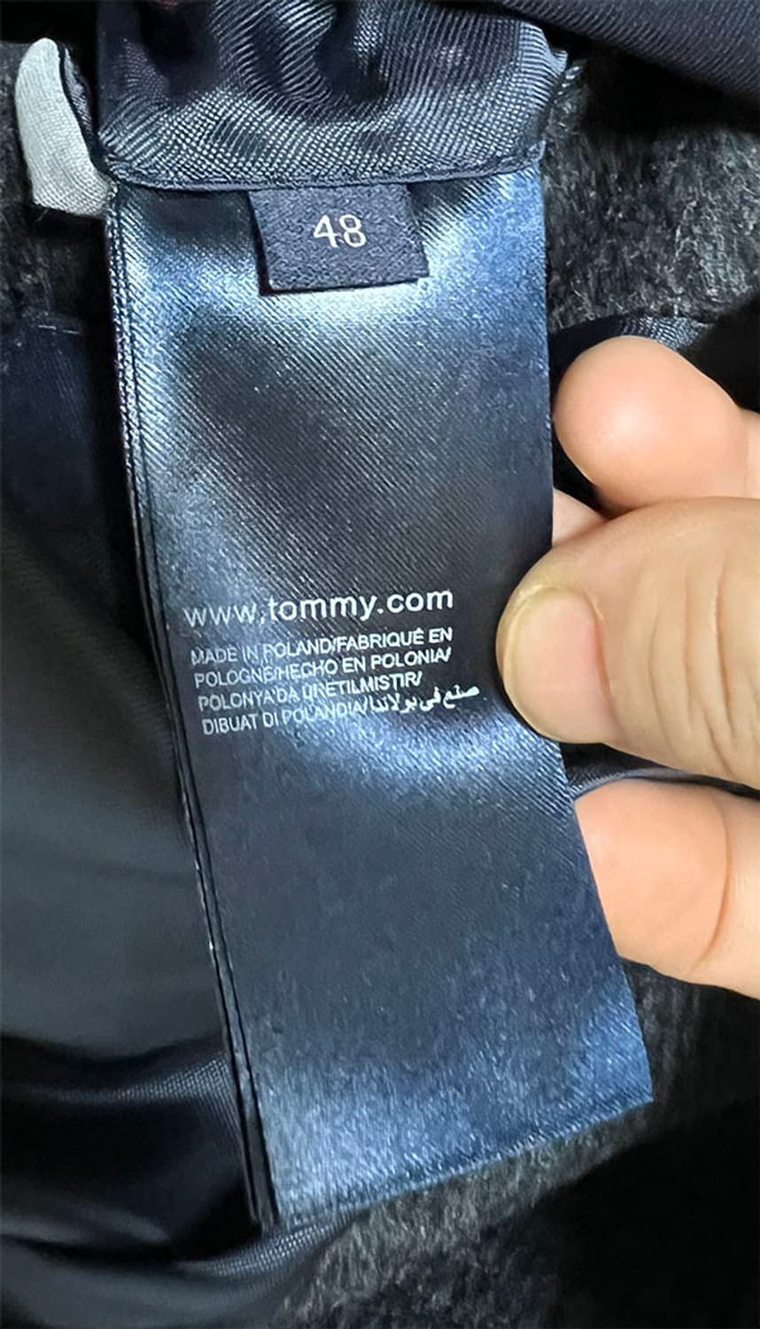 타미힐피거 남자 모직 하프자켓 새상품 캐주얼 M 95 상품이미지4