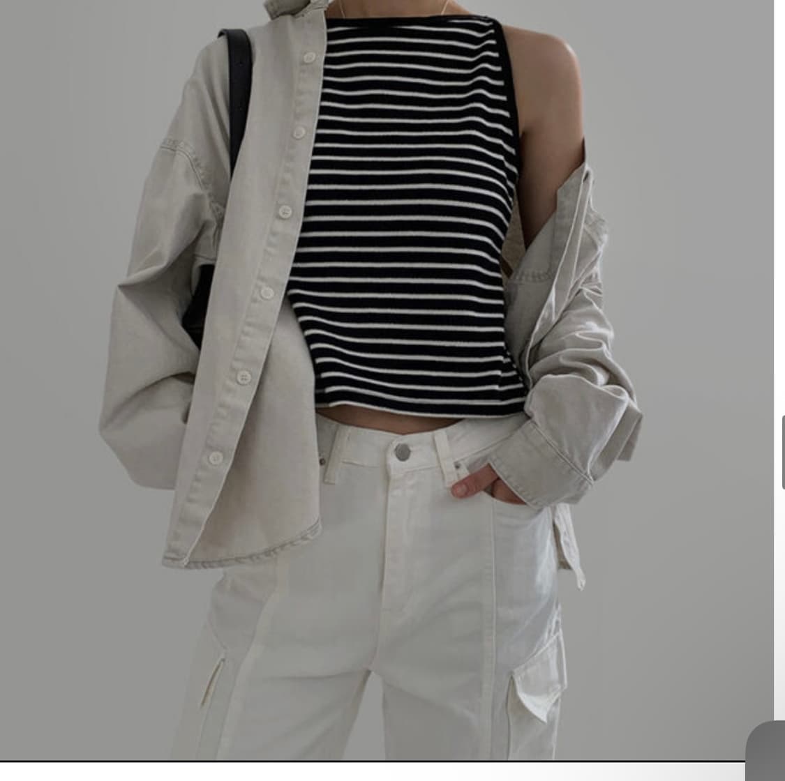 라룸 스트라이프 나시 상품이미지1