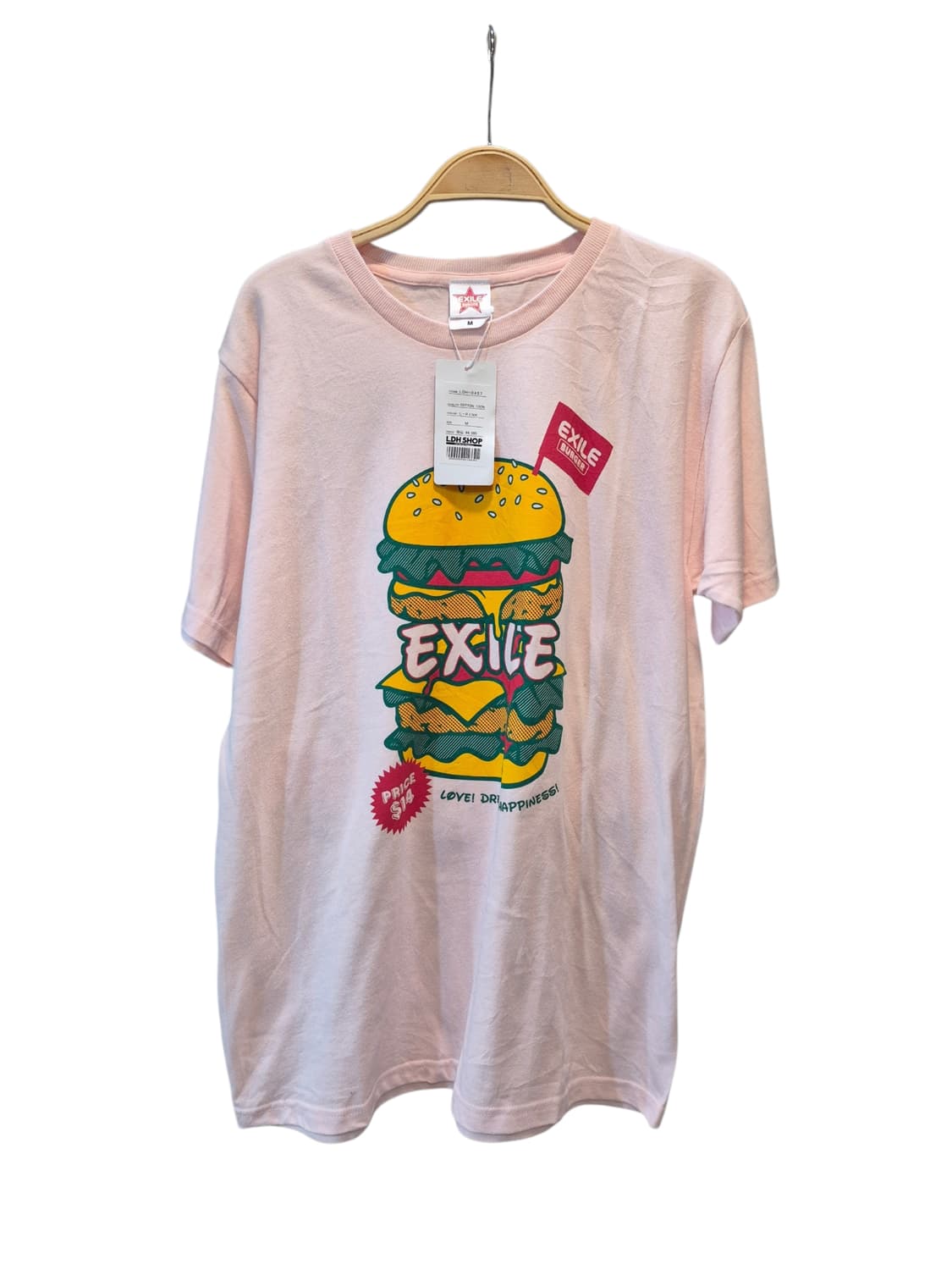 EXILE BURGER 연핑크 티 상품이미지1