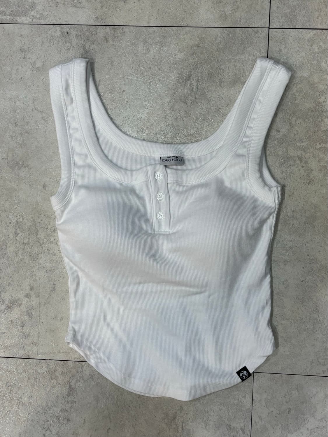 어스지구) Slim Curve Bra Sleeveless WH F 상품이미지7