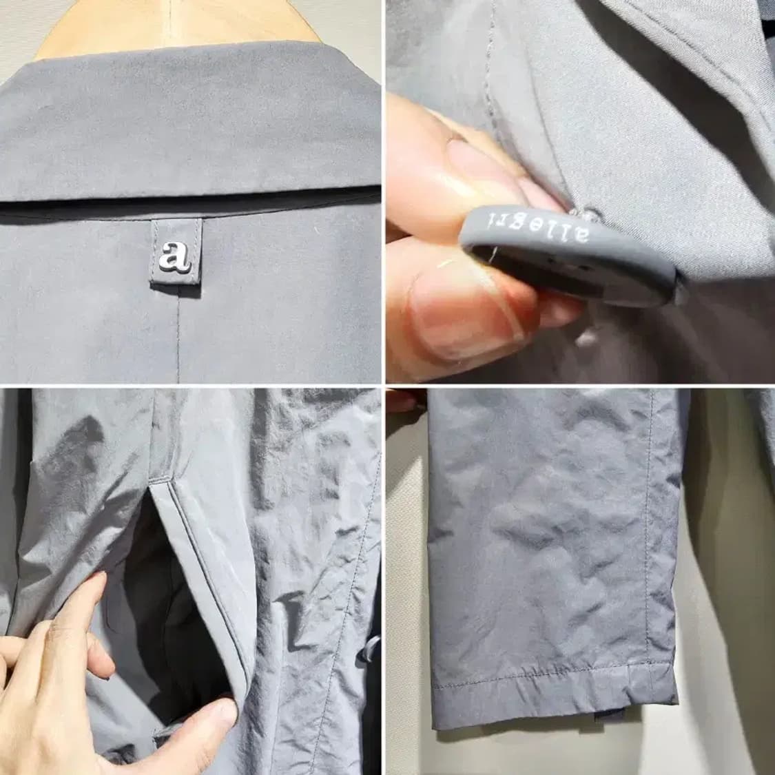 [정품/새상품] 알레그리 웨더포인트 나일론 롱 재킷/코트 48 (100) 상품이미지9